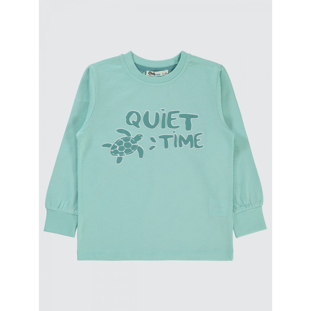 Turquoise Boys-Sweatshirt Turquoise Boys-Sweatshirt