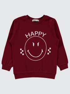Burgundy Boys-Sweatshirt