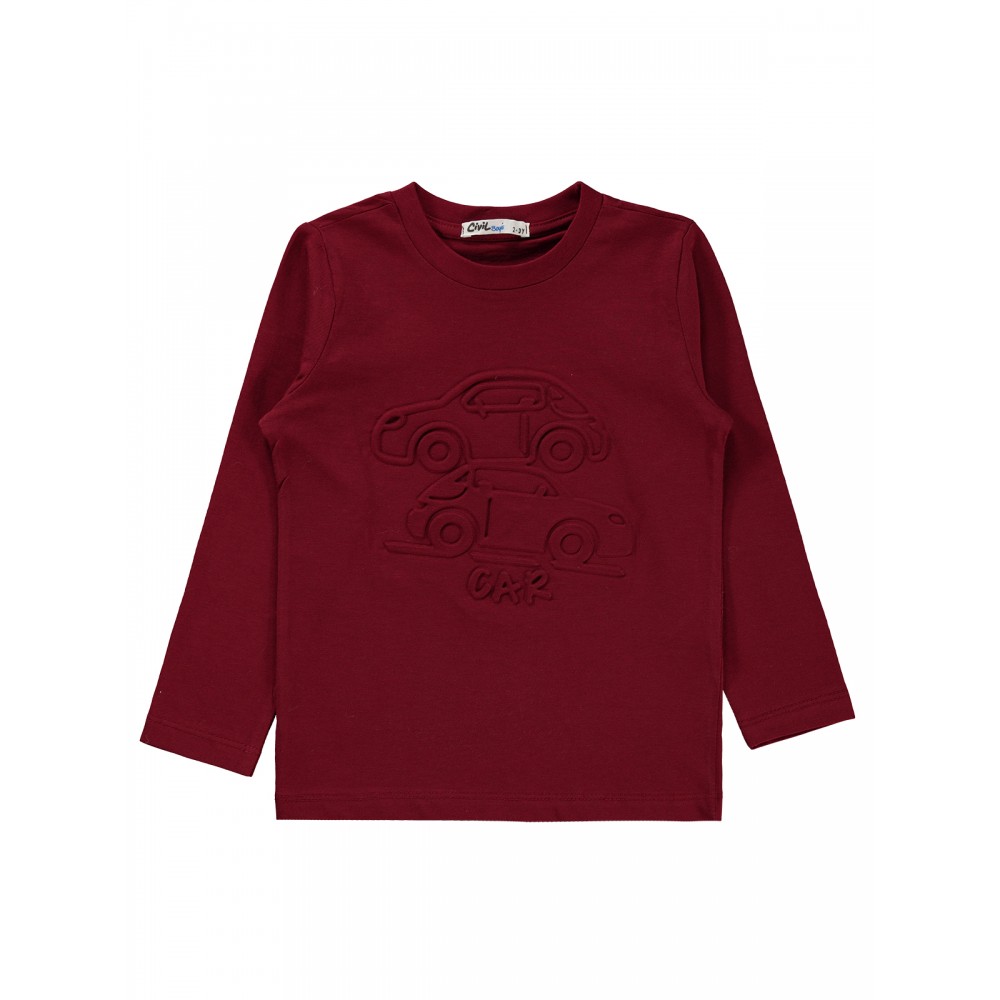 Burgundy Boys-Sweatshirt Burgundy Boys-Sweatshirt