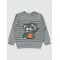 Gray Melange Boys-Sweatshirt