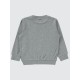 Gray Melange Boys-Sweatshirt Gray Melange Boys-Sweatshirt