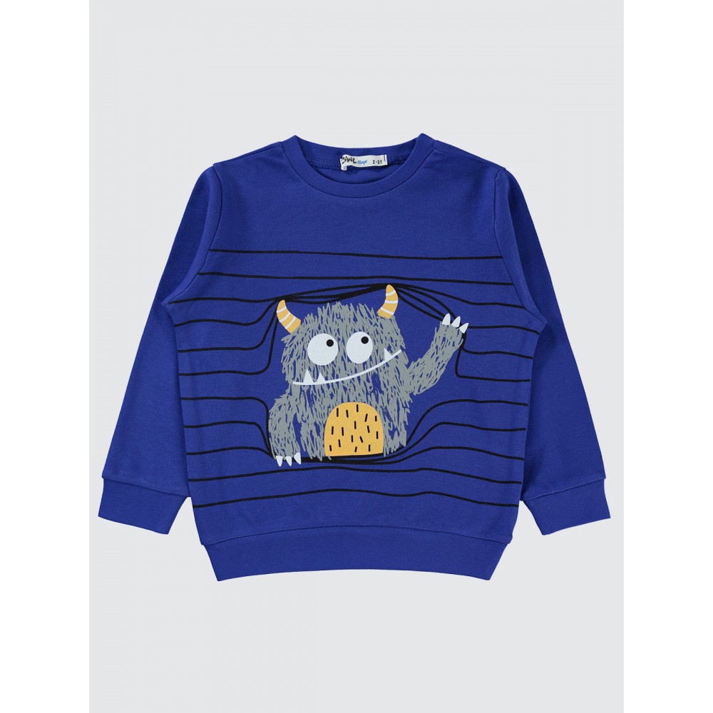 Saxe Blue Boys-Sweatshirt Saxe Blue Boys-Sweatshirt