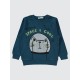 Petrol Green Boys-Sweatshirt Petrol Green Boys-Sweatshirt