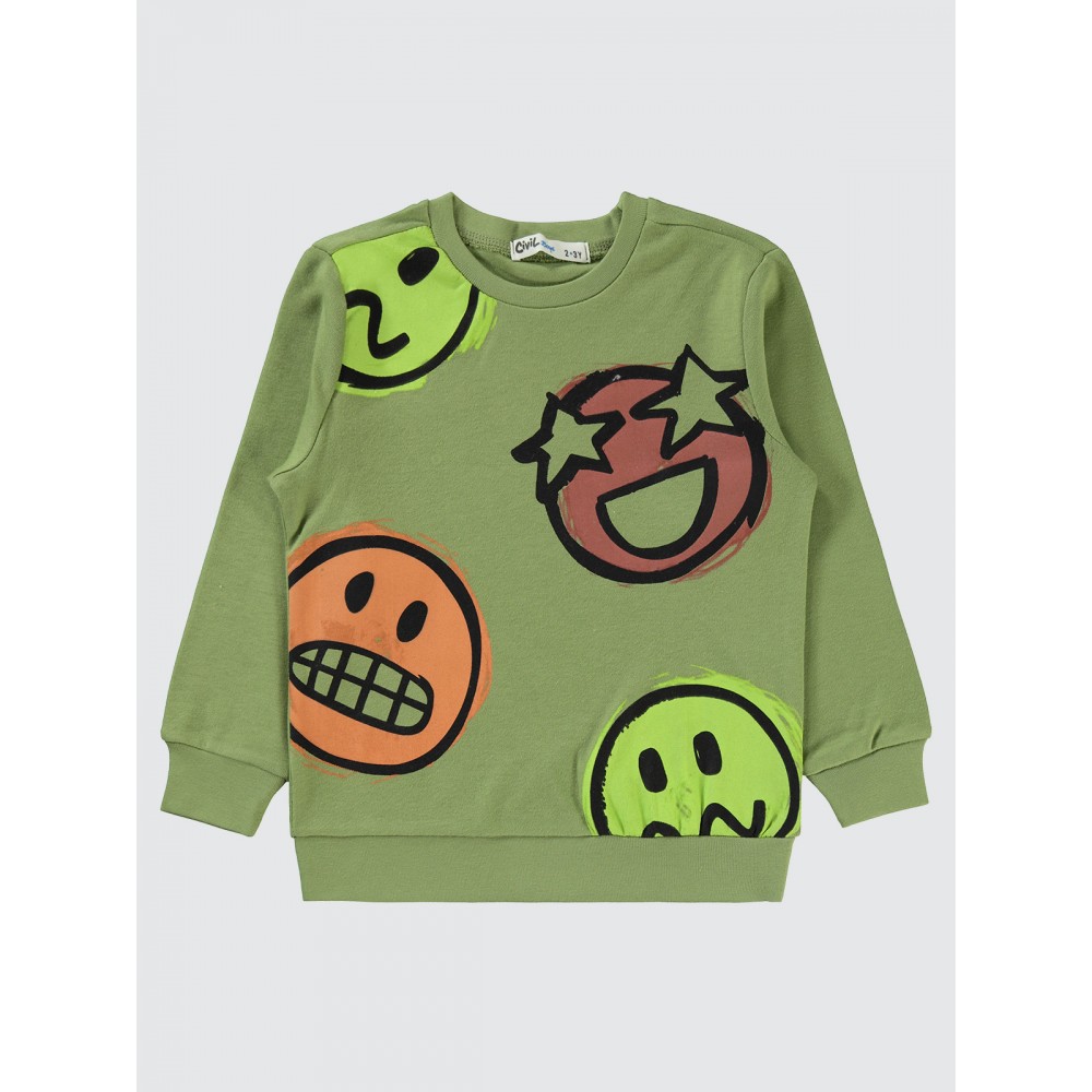 Light Khaki Boys-Sweatshirt Light Khaki Boys-Sweatshirt