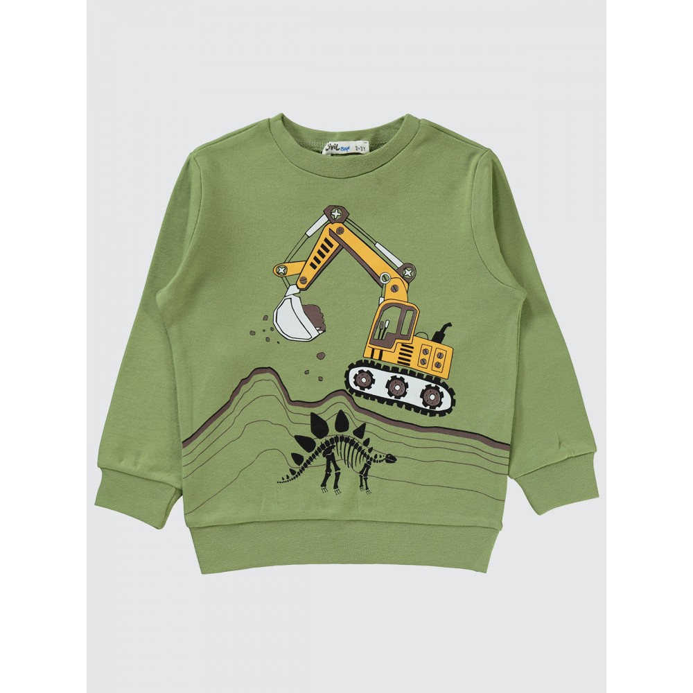Light Khaki Boys-Sweatshirt Light Khaki Boys-Sweatshirt