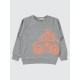 Gray Melange Boys-Sweatshirt Gray Melange Boys-Sweatshirt