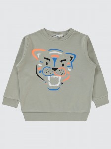 Soft Gray Boys-Sweatshirt