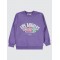 Metal Lavendar Lilac Girls-Sweatshirt