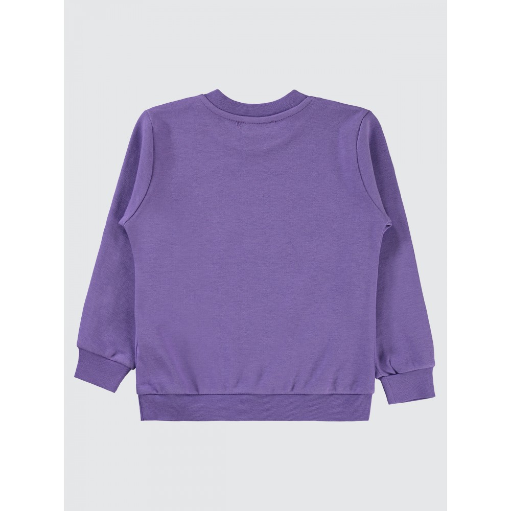 Metal Lavendar Lilac Girls-Sweatshirt Metal Lavendar Lilac Girls-Sweatshirt