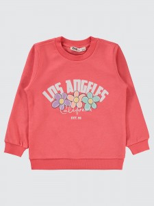 Sunset Coral Girls-Sweatshirt
