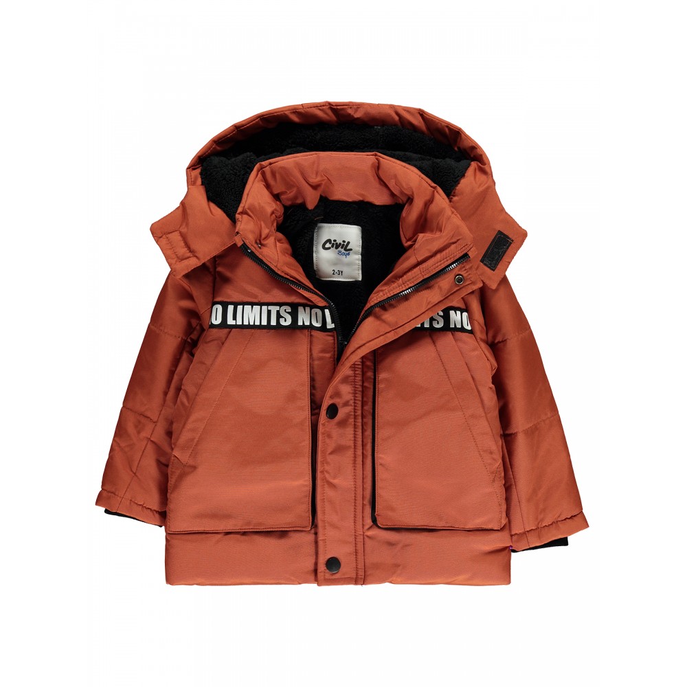 Dark Copper Boys-Coat Dark Copper Boys-Coat