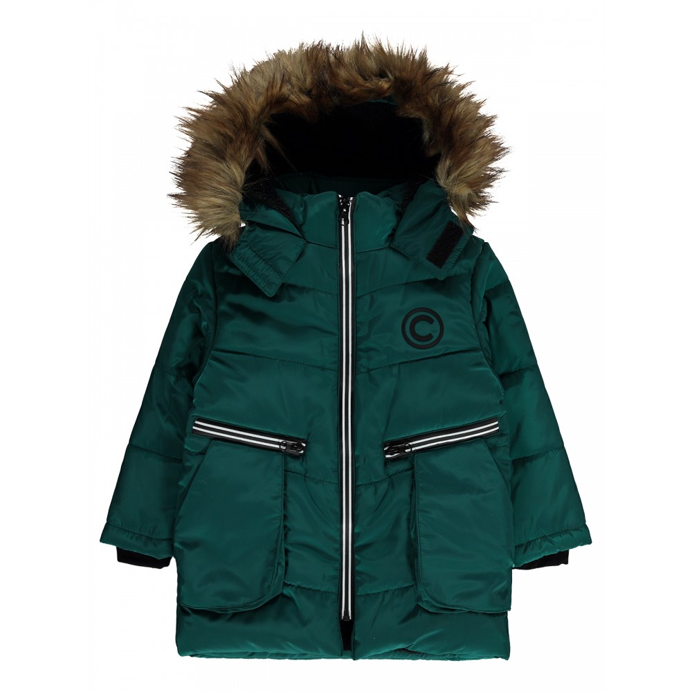Pine Green Boys-Coat Pine Green Boys-Coat