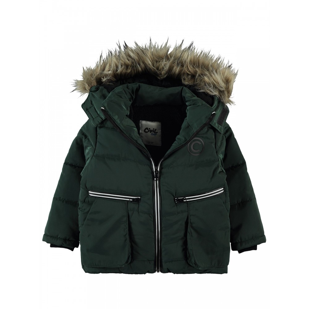 Pine Green Boys-Coat Pine Green Boys-Coat