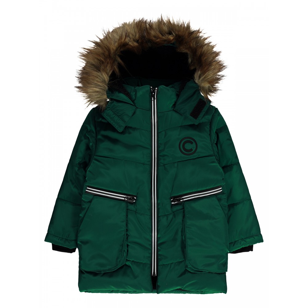 Pine Green Boys-Coat Pine Green Boys-Coat