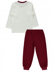 Burgundy Boys-Pajama Set