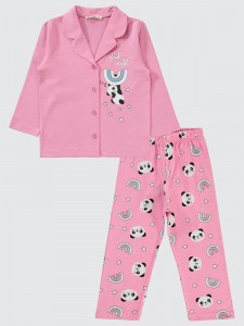 Fondant Pink Girls-Pajama Set
