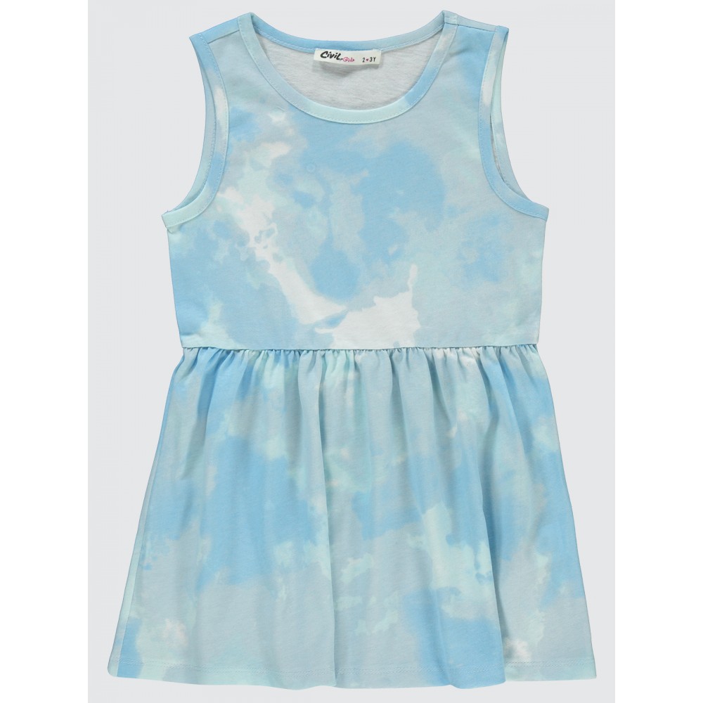Blue Girls-Dress and Overall Blue Girls-Dress and Overall