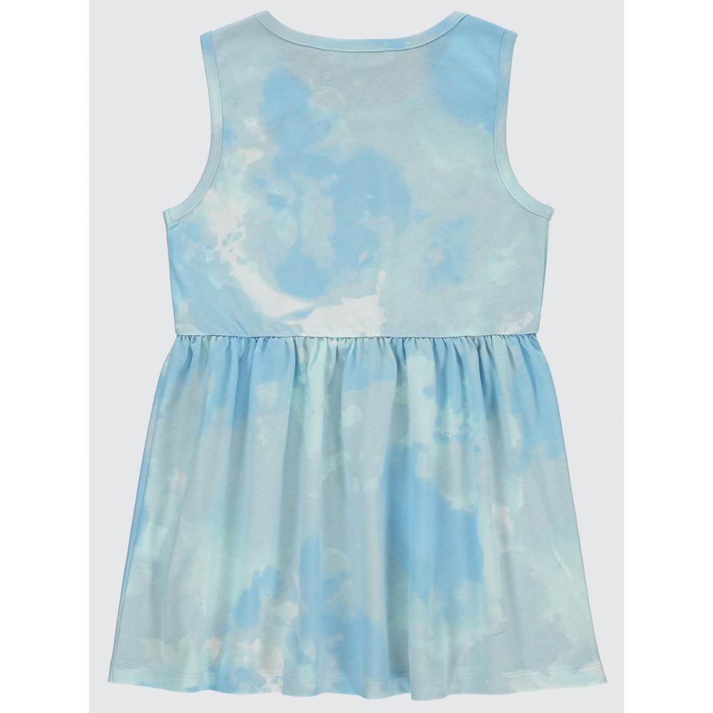 Blue Girls-Dress and Overall Blue Girls-Dress and Overall