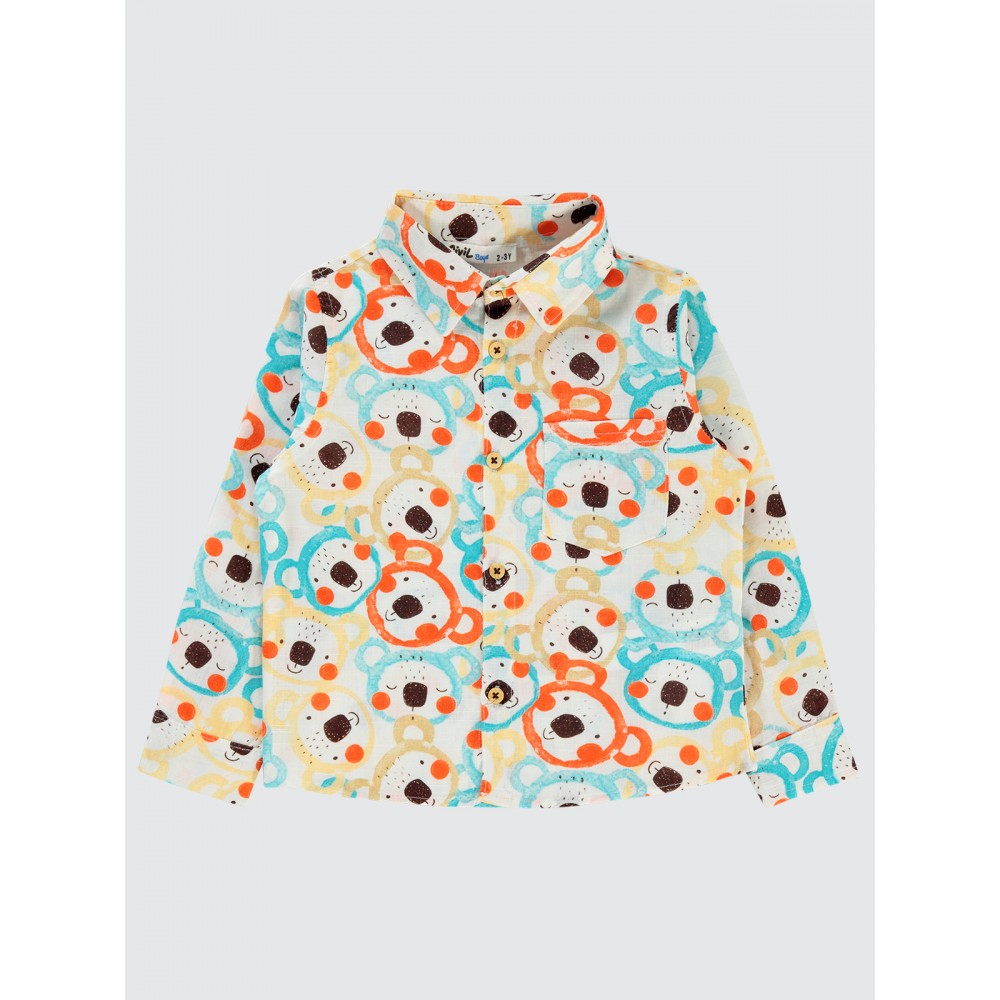 Beige Boys-Shirt Beige Boys-Shirt
