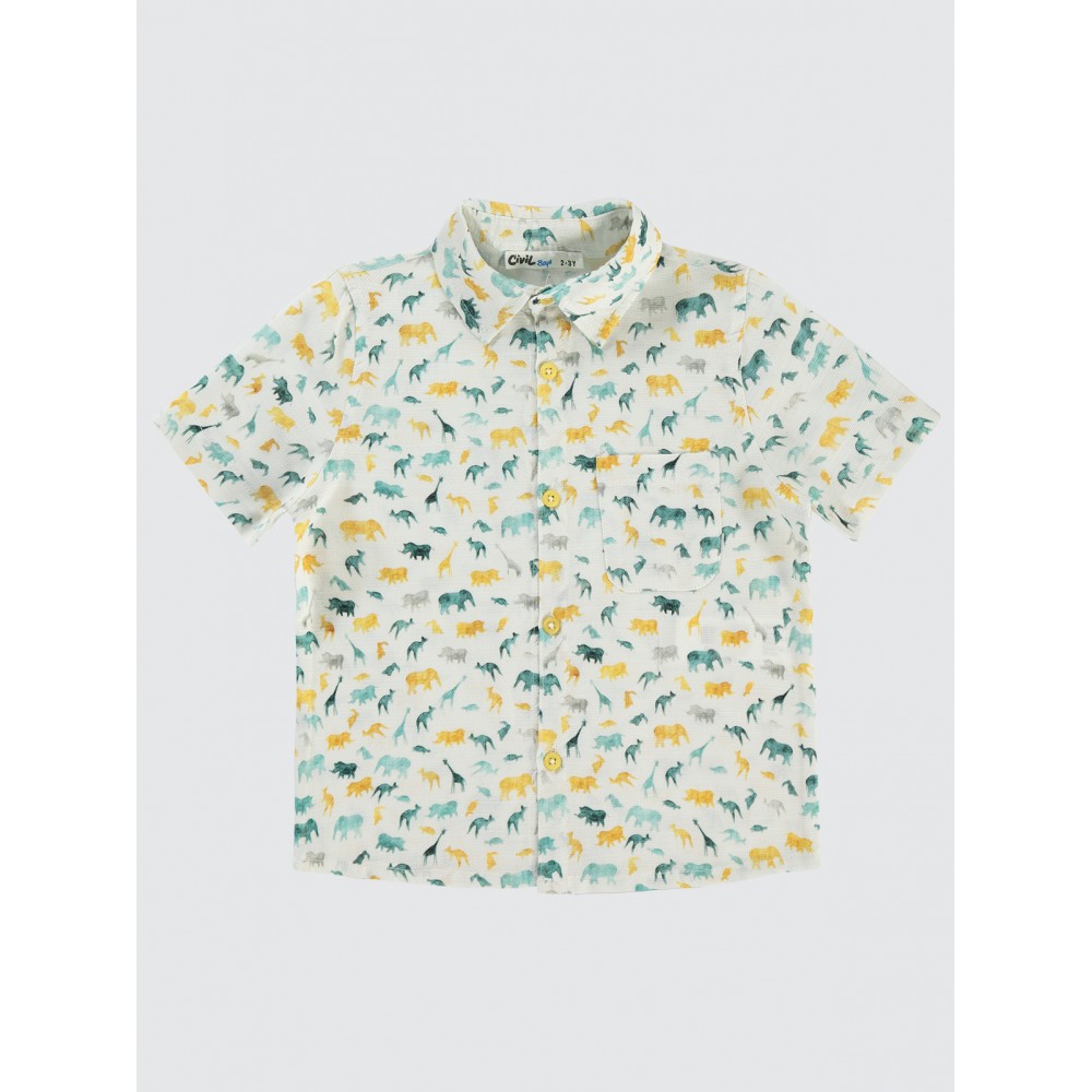 Soft Yellow Boys-Shirt Soft Yellow Boys-Shirt
