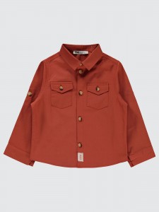 Dark Copper Boys-Shirt