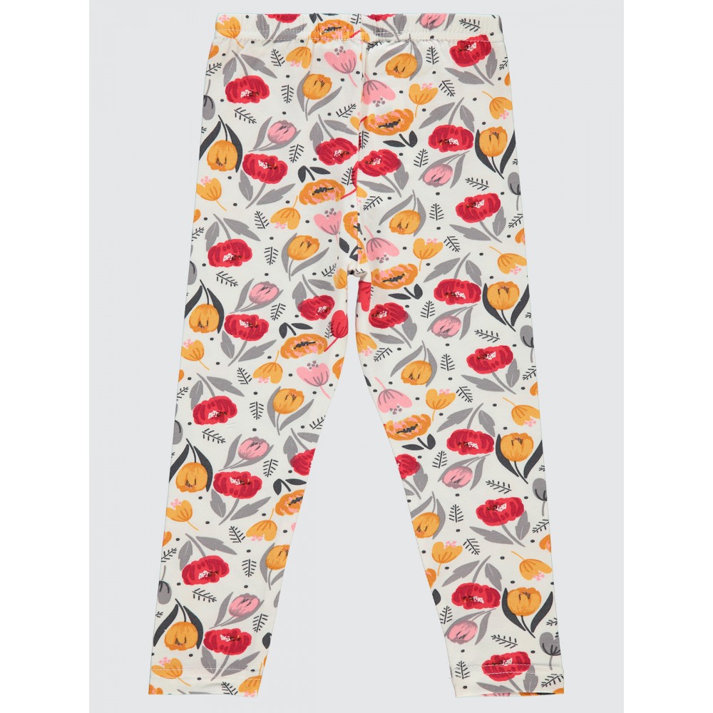 Ecru Girls-Leggings Ecru Girls-Leggings