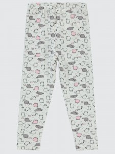Ecru Girls-Leggings