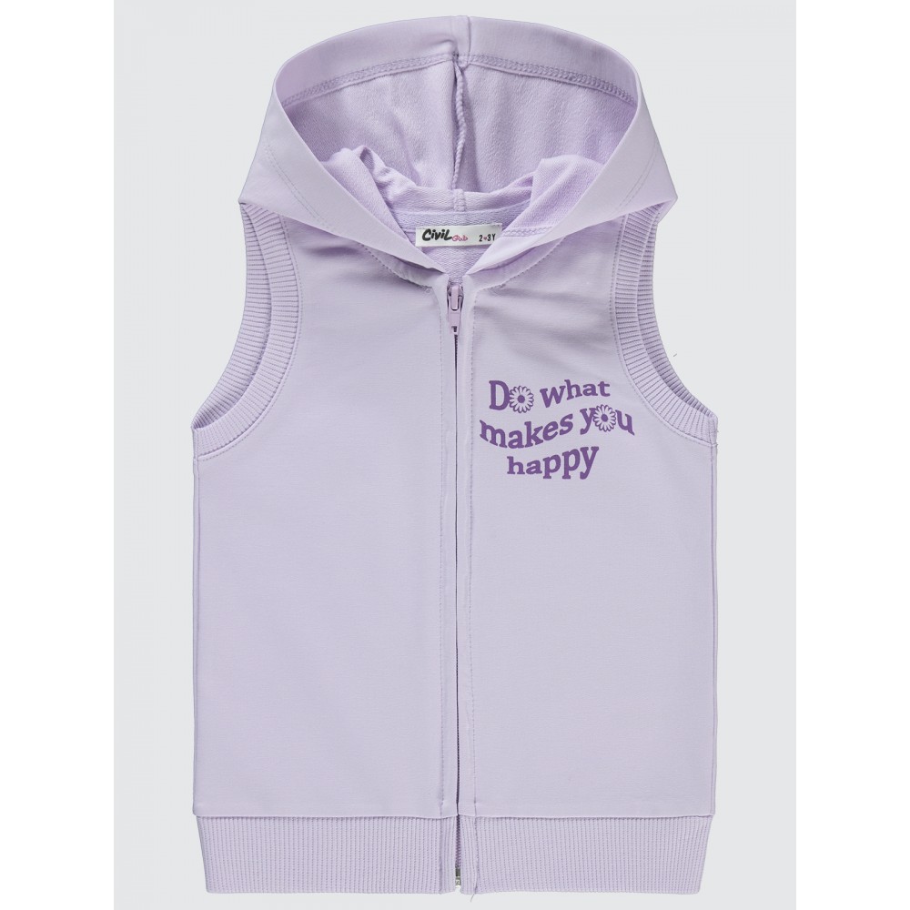 Delicate Lavender Girls-Vest Delicate Lavender Girls-Vest