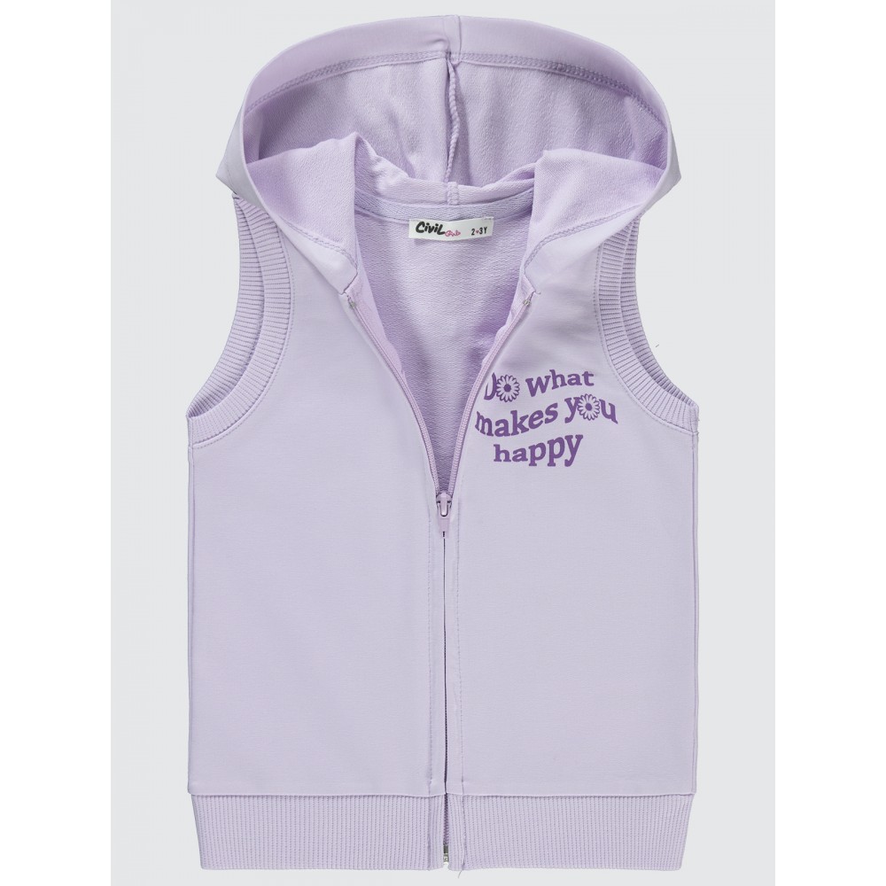 Delicate Lavender Girls-Vest Delicate Lavender Girls-Vest
