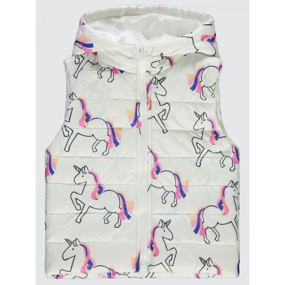 Ecru Girls-Vest Ecru Girls-Vest