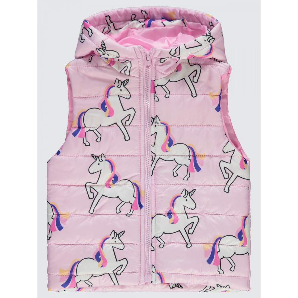 Rose Pink Girls-Vest Rose Pink Girls-Vest