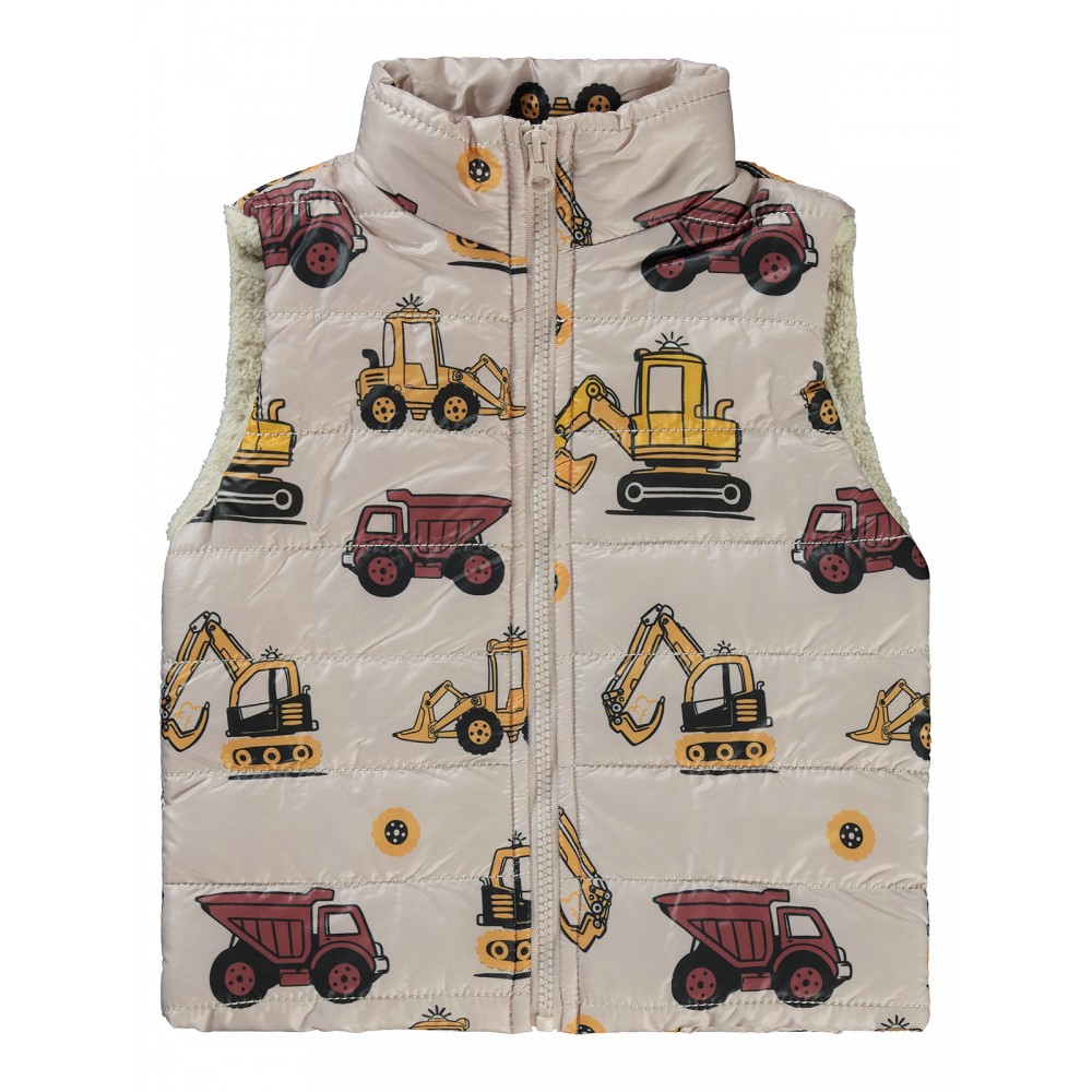 Stone Color Boys-Vest Stone Color Boys-Vest