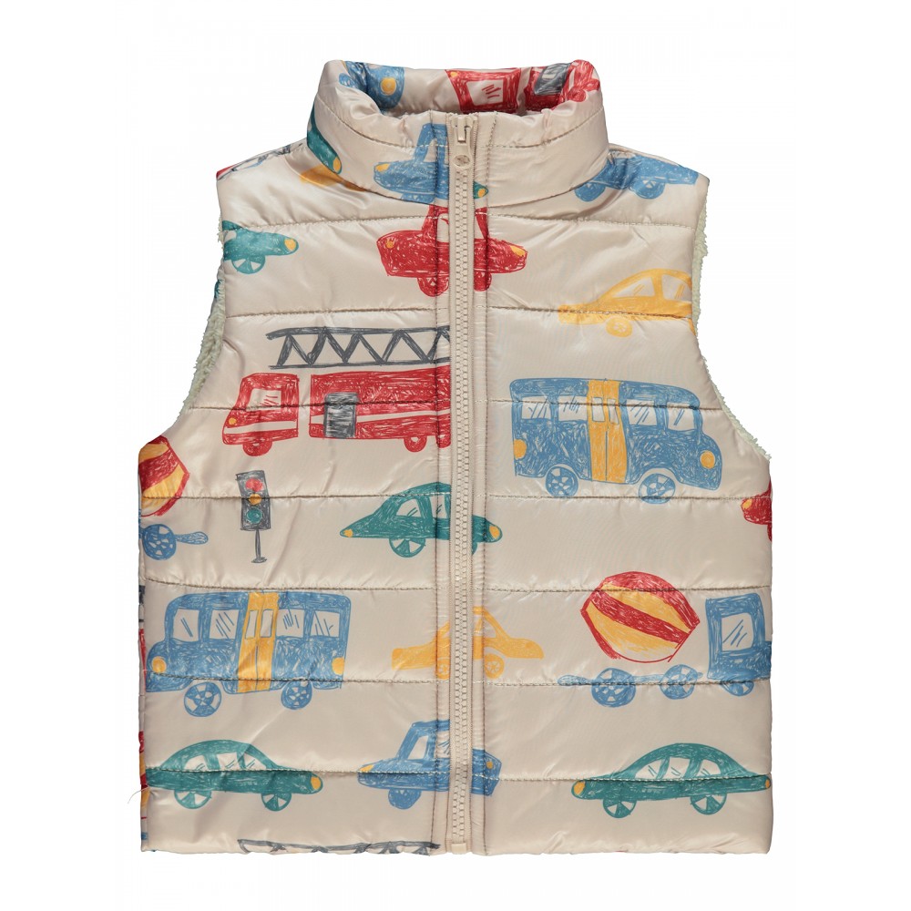 Stone Color Boys-Vest Stone Color Boys-Vest