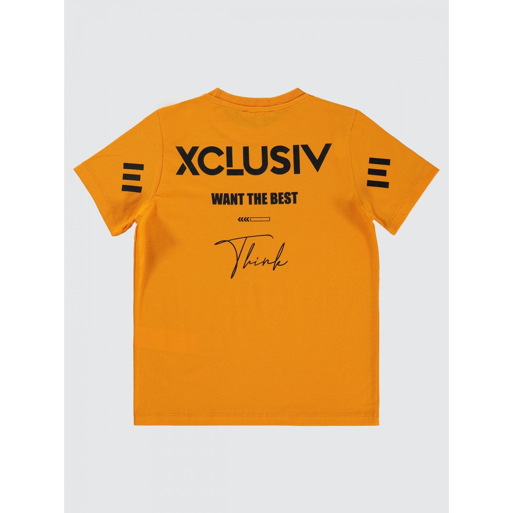 Light Orange Boys-T-Shirt Light Orange Boys-T-Shirt