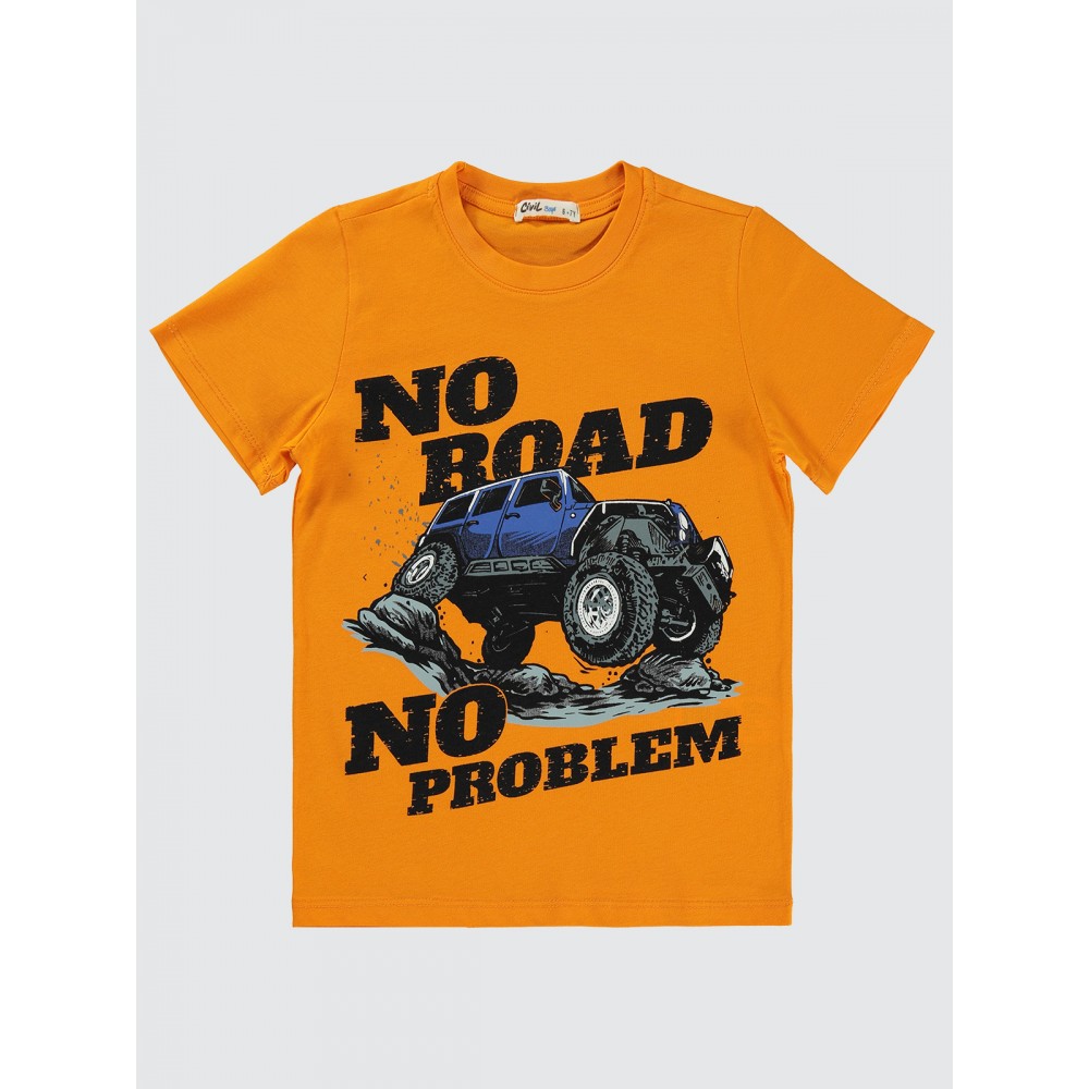 Light Orange Boys-T-Shirt Light Orange Boys-T-Shirt