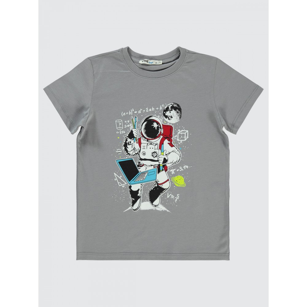 Gray Boys-T-Shirt Gray Boys-T-Shirt
