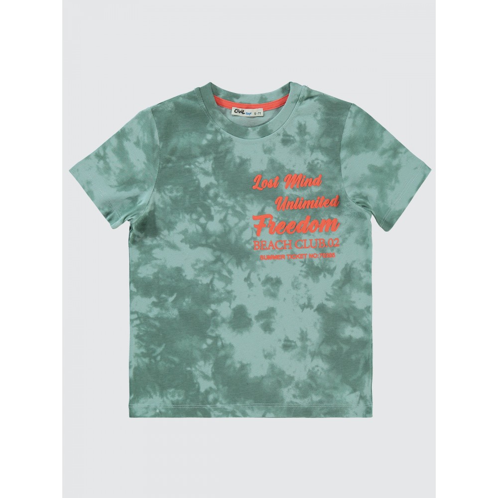 Light Green Almond Boys-T-Shirt Light Green Almond Boys-T-Shirt