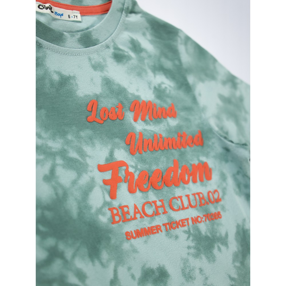 Light Green Almond Boys-T-Shirt Light Green Almond Boys-T-Shirt