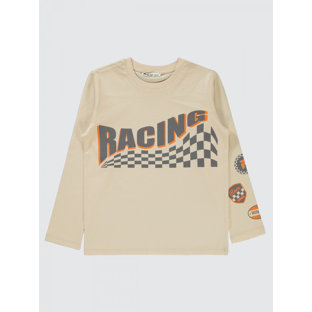 Stone Color Boys-Sweatshirt Stone Color Boys-Sweatshirt