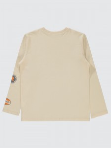Stone Color Boys-Sweatshirt
