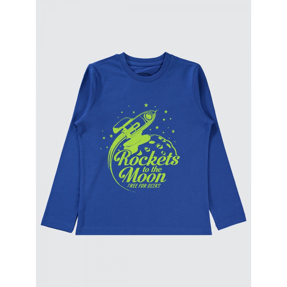 Saxe Blue Boys-Sweatshirt Saxe Blue Boys-Sweatshirt