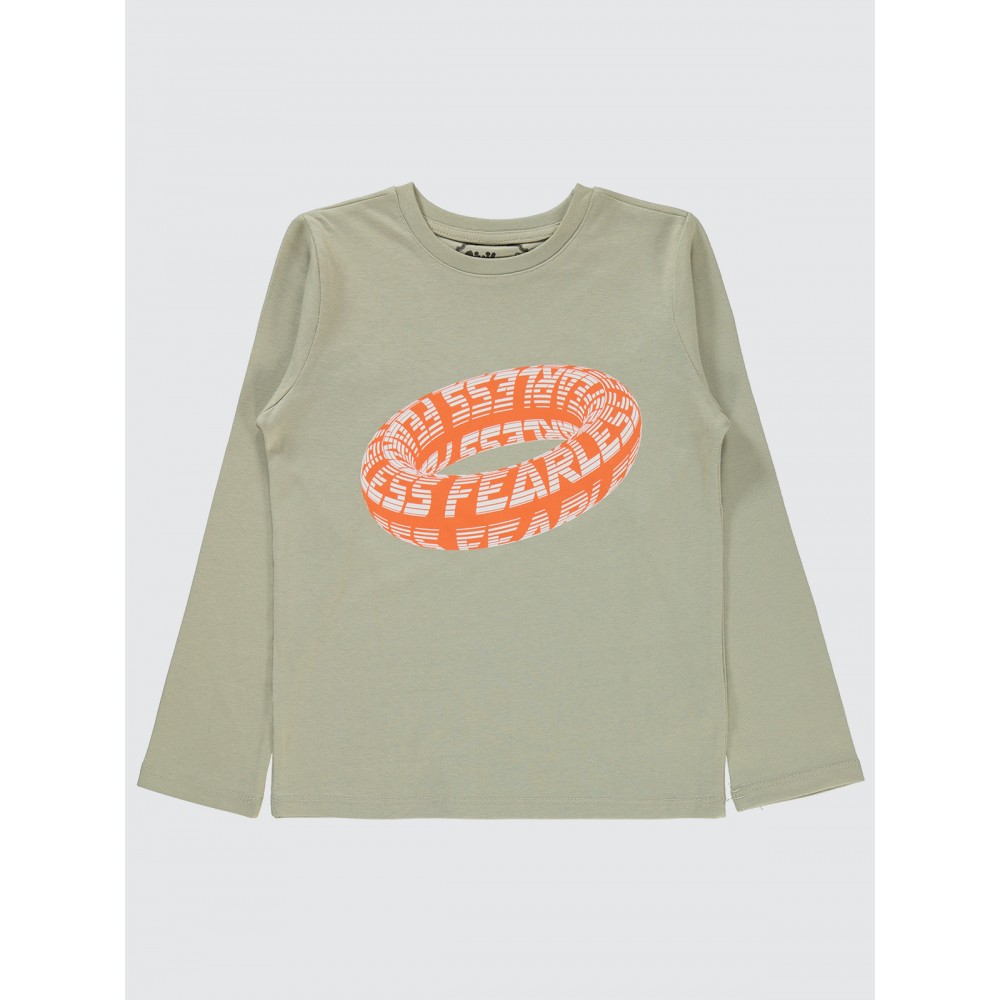 Soft Gray Boys-Sweatshirt Soft Gray Boys-Sweatshirt