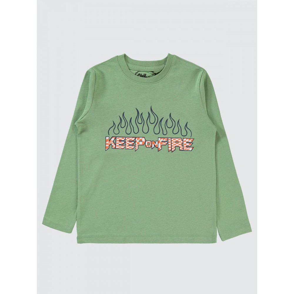 Light Khaki Boys-Sweatshirt Light Khaki Boys-Sweatshirt