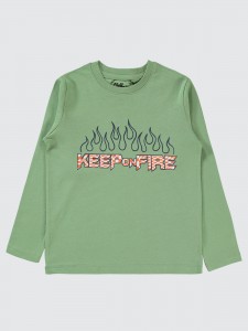 Light Khaki Boys-Sweatshirt