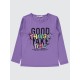 Metal Lavendar Lilac Girls-Sweatshirt Metal Lavendar Lilac Girls-Sweatshirt