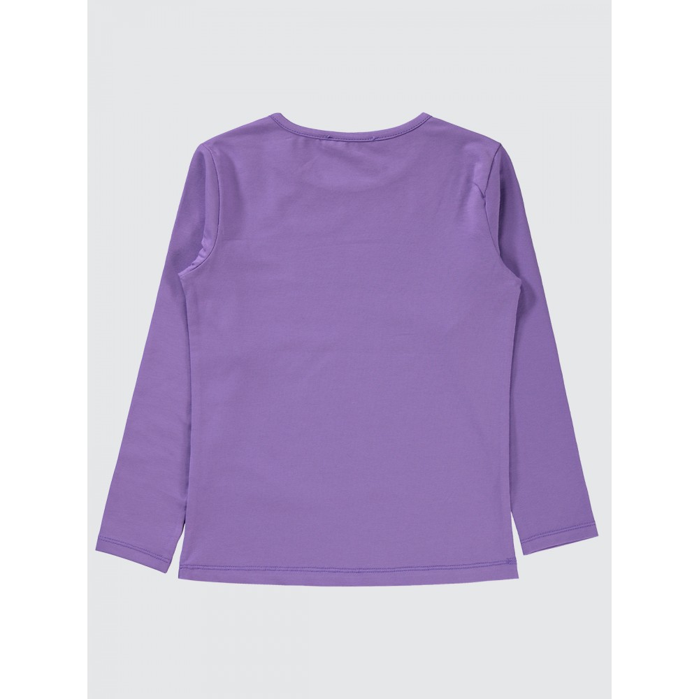 Metal Lavendar Lilac Girls-Sweatshirt Metal Lavendar Lilac Girls-Sweatshirt