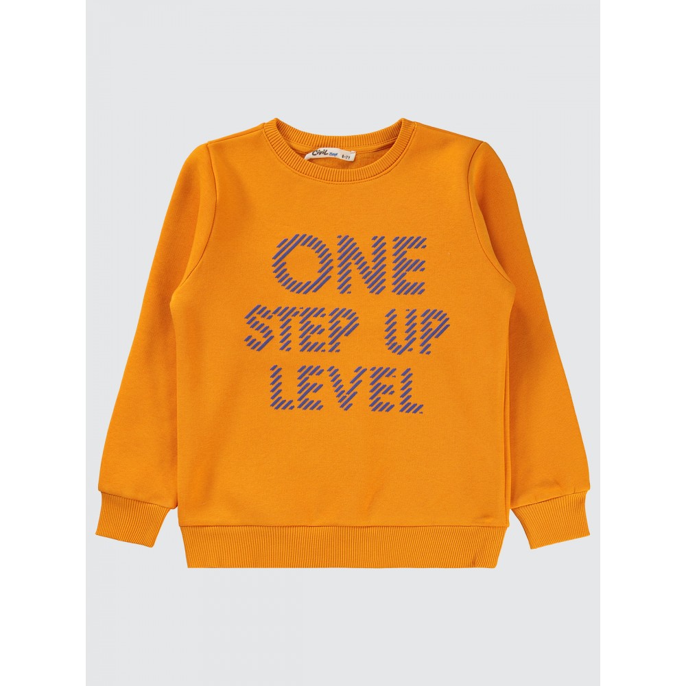 Light Orange Boys-Sweatshirt Light Orange Boys-Sweatshirt