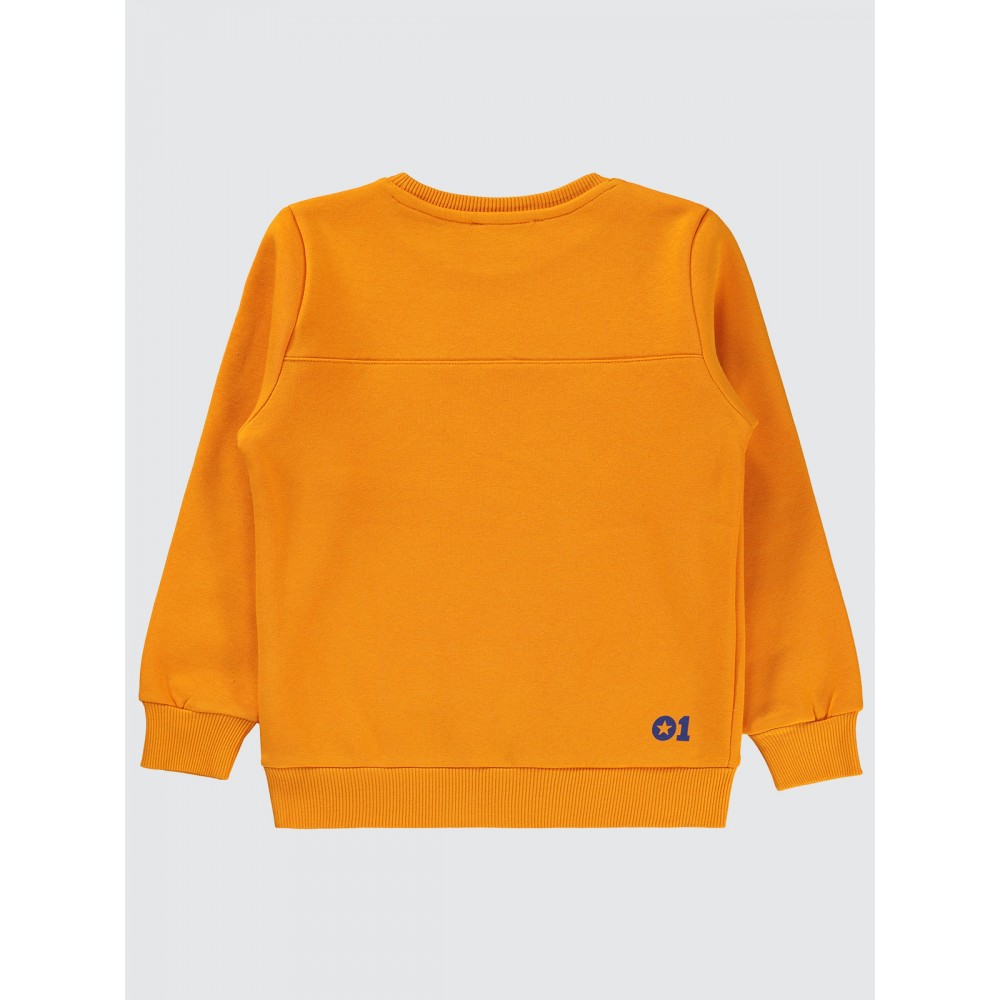 Light Orange Boys-Sweatshirt Light Orange Boys-Sweatshirt