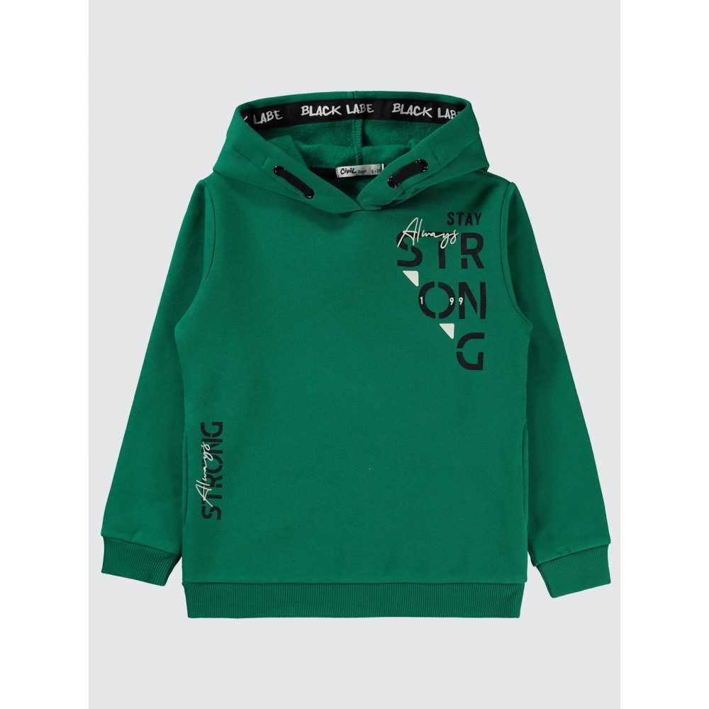 Pine Green Boys-Sweatshirt Pine Green Boys-Sweatshirt