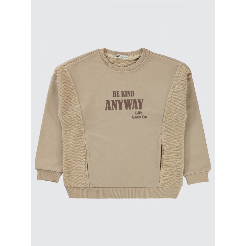 Beige Boys-Sweatshirt Beige Boys-Sweatshirt